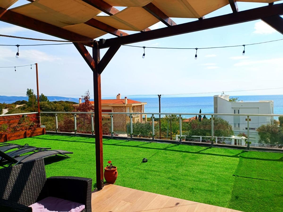 Salonikiou Beach Apartments Akti Salonikiou Luaran gambar