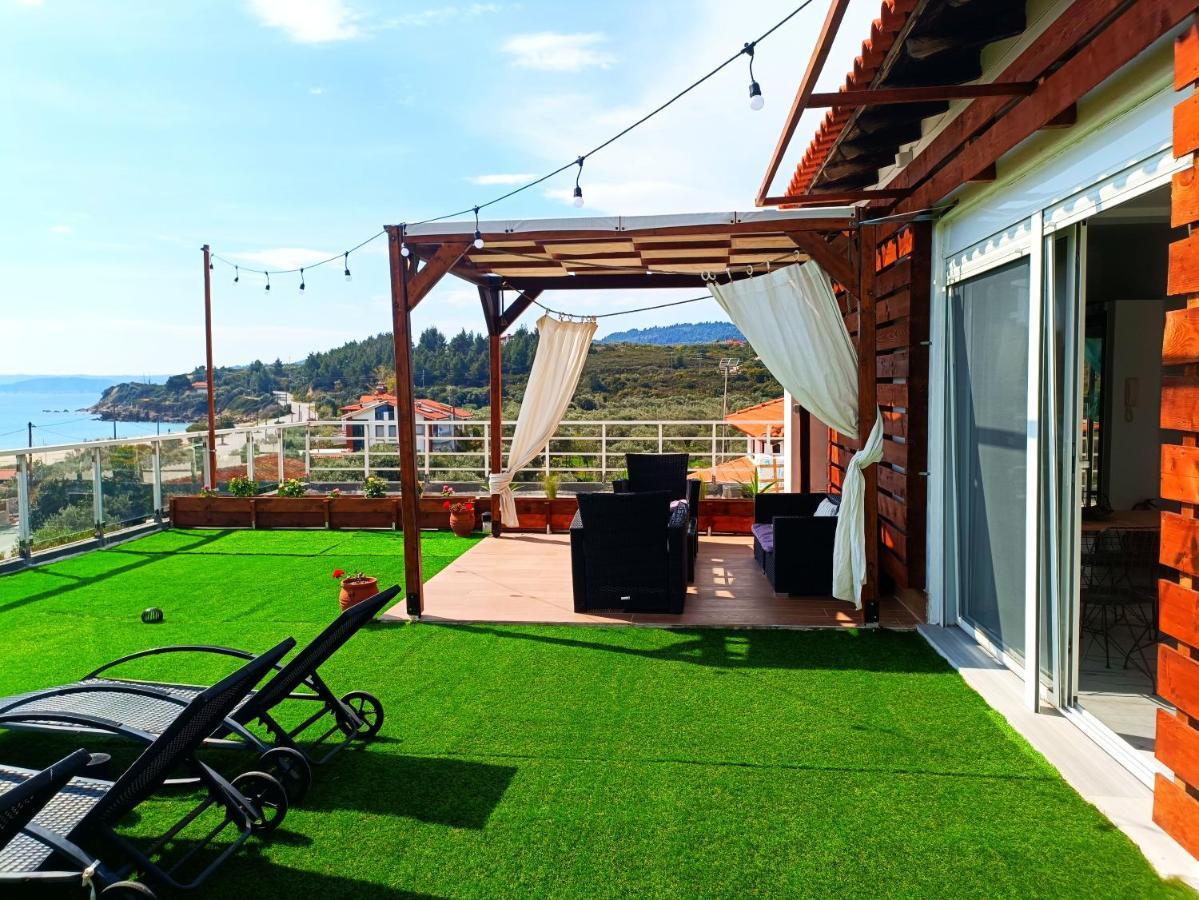 Salonikiou Beach Apartments Akti Salonikiou Luaran gambar