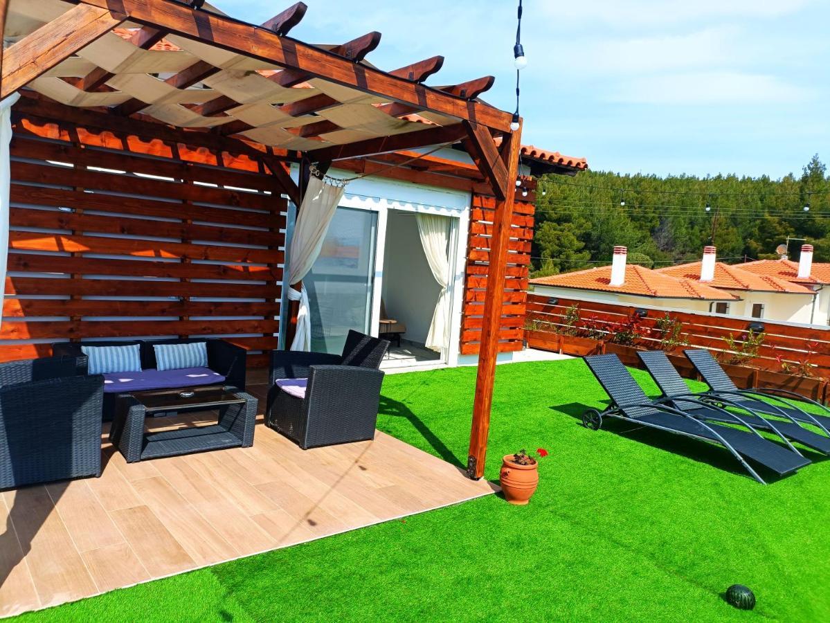 Salonikiou Beach Apartments Akti Salonikiou Luaran gambar